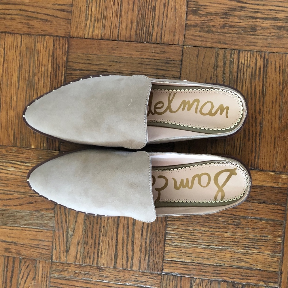 Leather mules